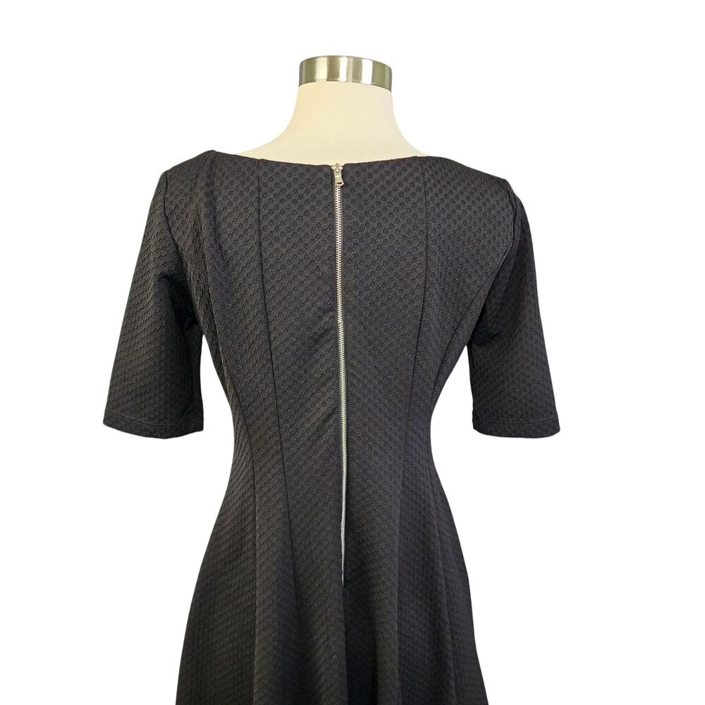 Julian Taylor Womens Lace Up Bodice Fit & Flare Dress Size 6 Black Academia - Picture 6 of 12